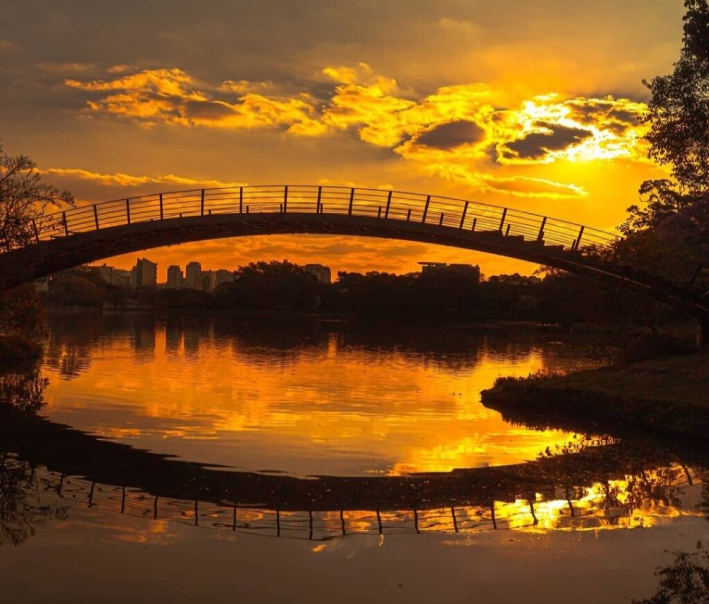 Pôr do sol em SP