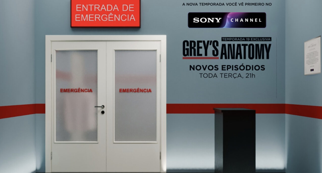 Sony Channel leva experiência interativa de Grey's Anatomy para o Shopping Cidade São Paulo